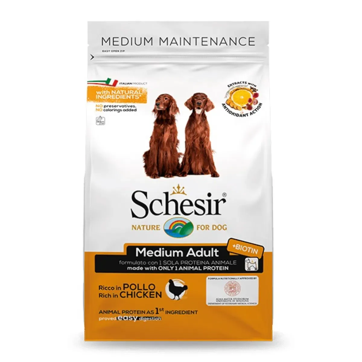 Schesir cane adult medium pollo 12 kg