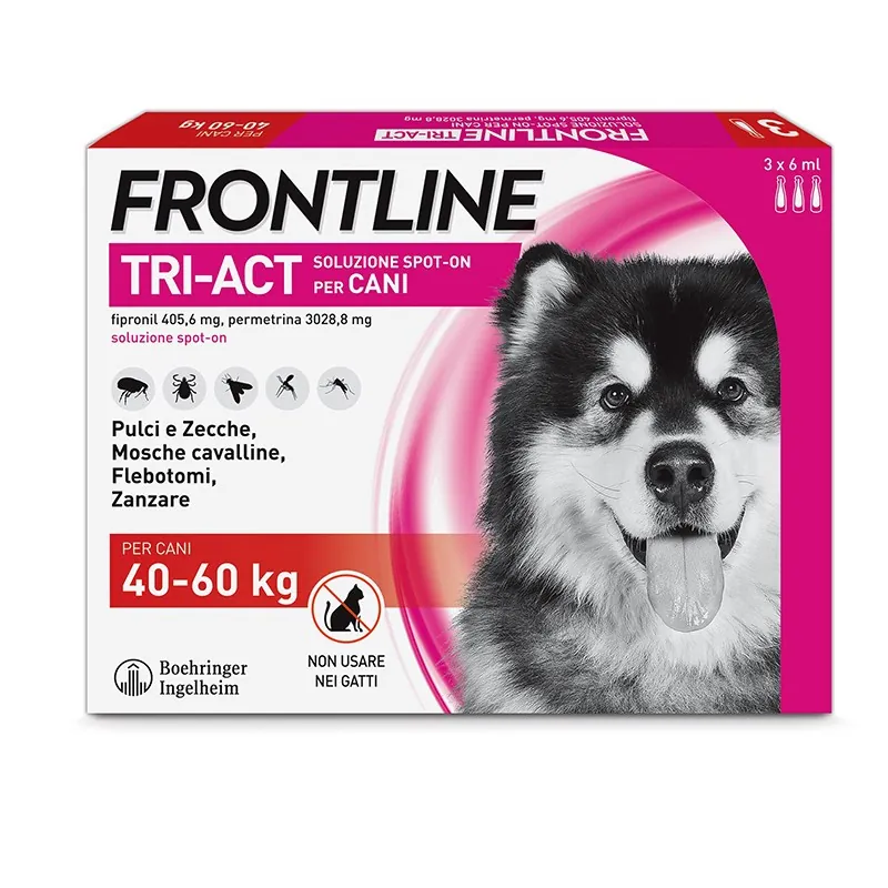 Frontline tri act 40-60 kg 3 pipette