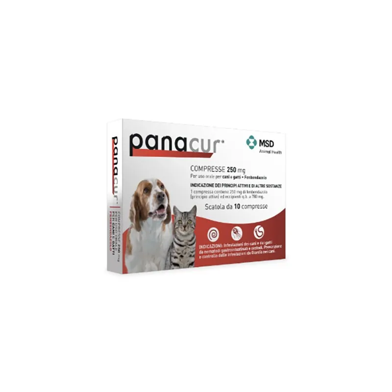 Panacur cpr 250 mg 10 cpr