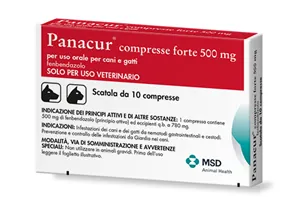 Panacur 500 mg 10 cpr