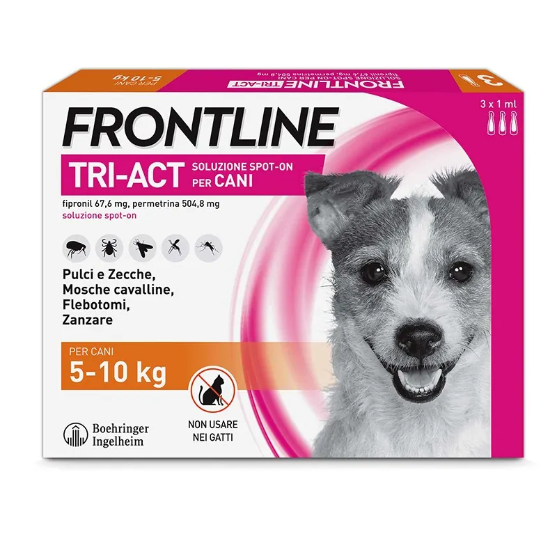 Frontline tri act 5-10 kg 3 pipette