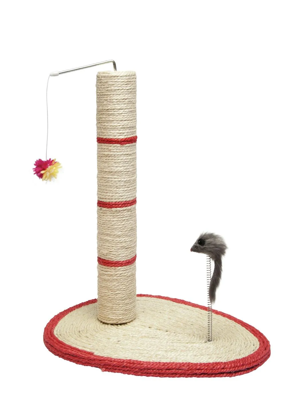 Tiragraffi a colonna con base ovale 30x40x46 cm