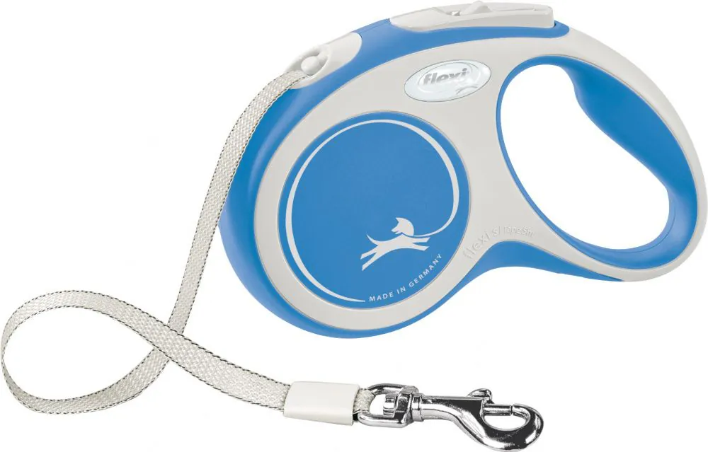 Flexi new comfort guinzaglio fettuccia xs 3 mt blu
