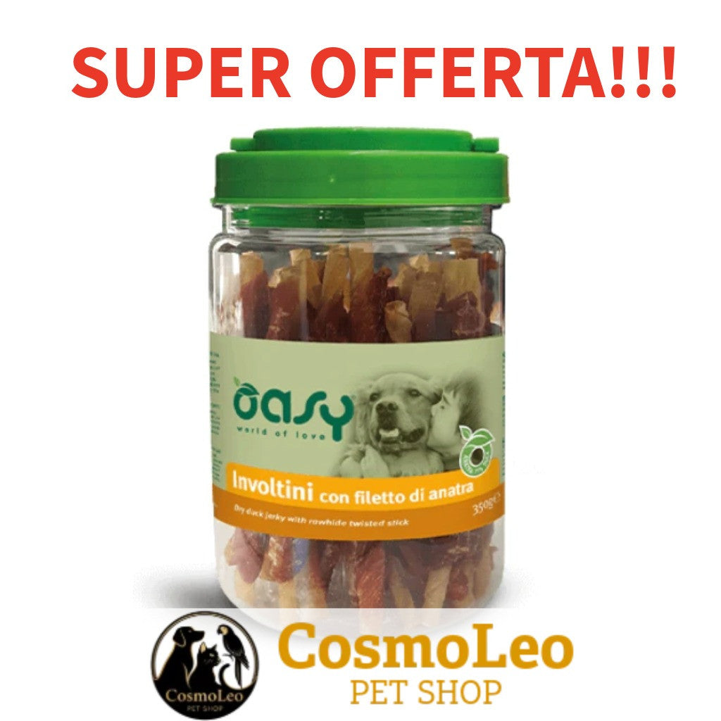 Oasy involtini con filetto di anatra 350gr