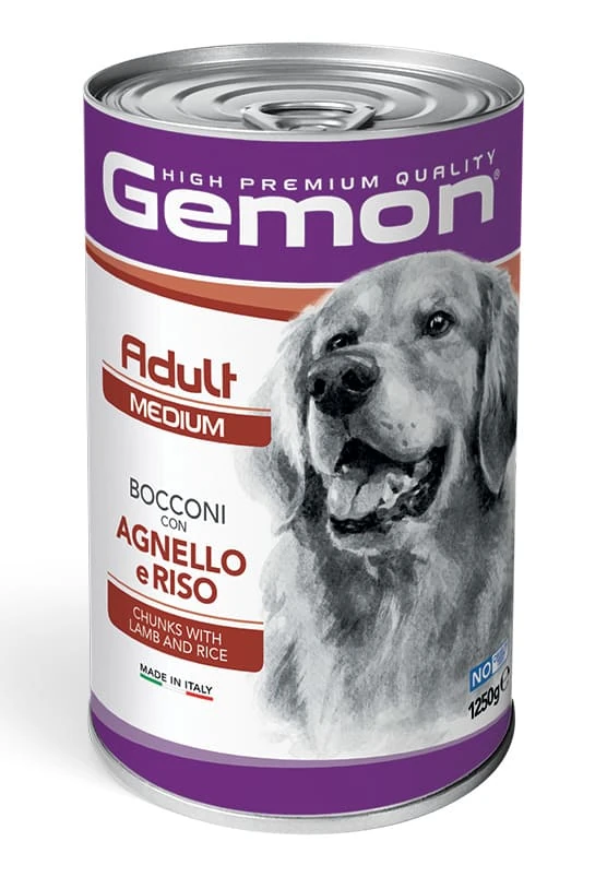 Dog adult medium bocconi con agnello e riso 1250 gr