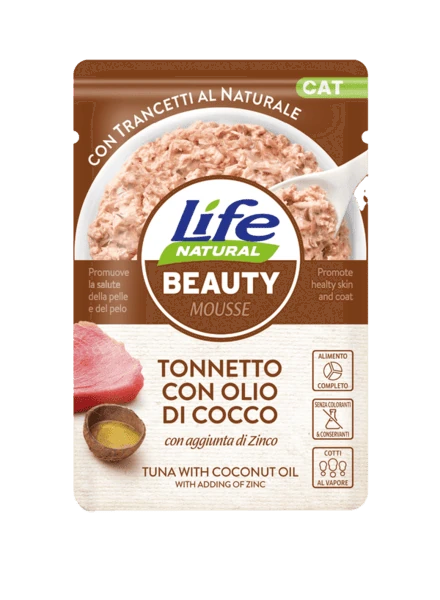 Life cat beauty tonnetto e olio di cocco 70 gr