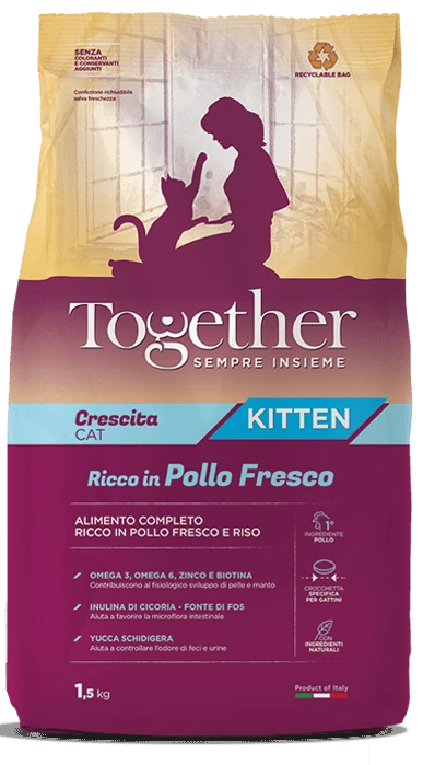 Together cat kitten pollo 1,5 kg