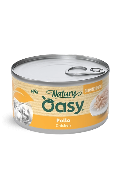 Oasy cat brodo di cottura pollo lattina 85 gr