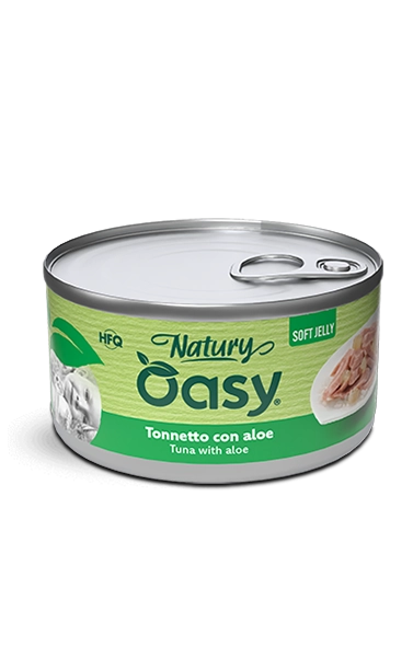 Oasy cat jelly tonnetto con aloe lattina 85 gr