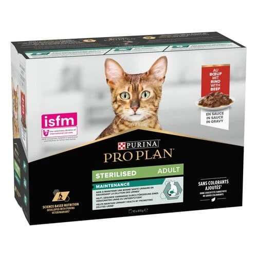 Pro plan cat sterilized multipack manzo e pollo 24 x 85 gr