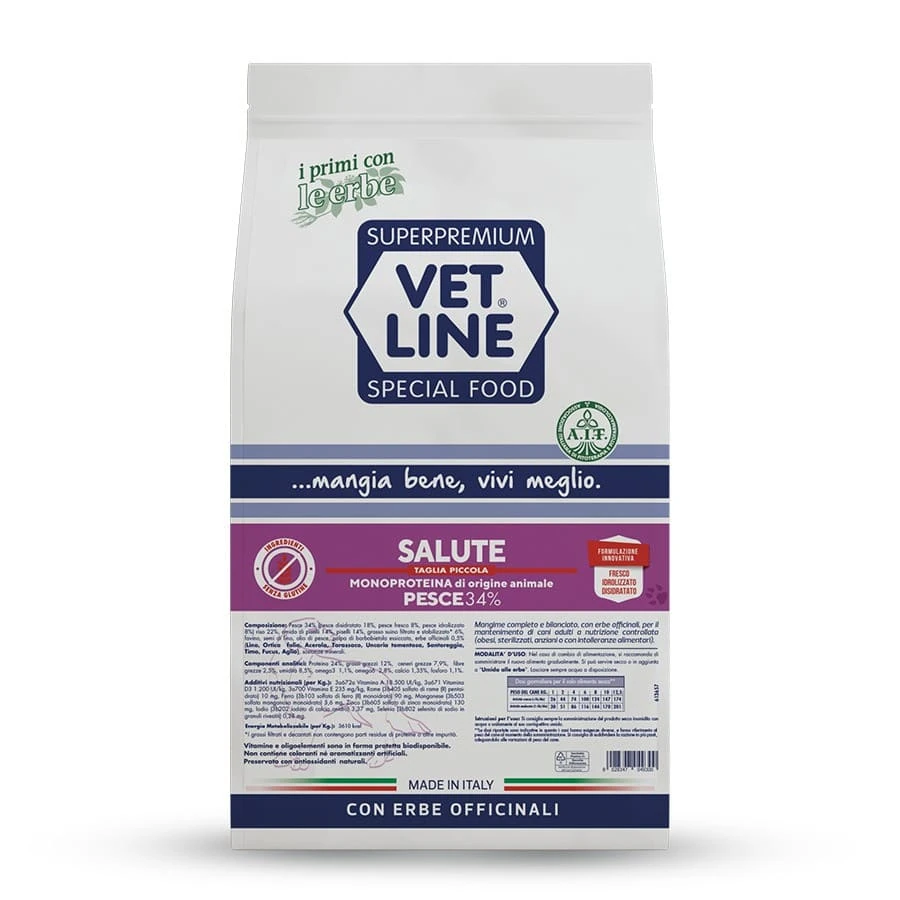 Vet line salute mini pesce 12,5 kg