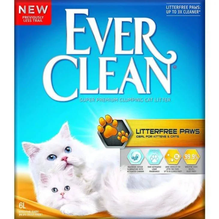 Lettiera everclean litterfree paws 6 lt
