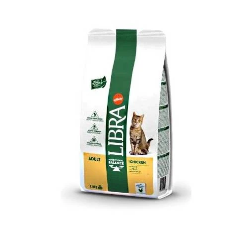 Natural trainer Libra gatti adulti pollo 1,5 kg