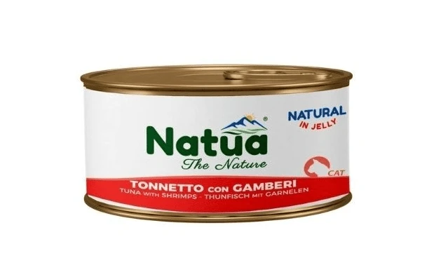 Natua cat tonno con gamberi jelly lattina 150 gr