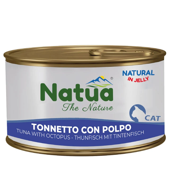 Natua cat tonno con polpo jelly lattina 150 gr