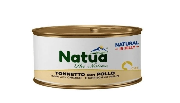Natua cat tonnetto con pollo jelly lattina 85 gr