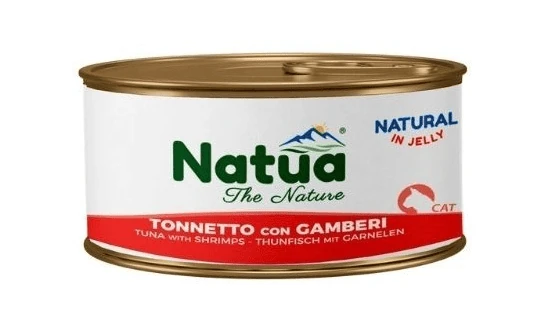 Natua cat tonnetto con gamberetti jelly lattina 85 gr