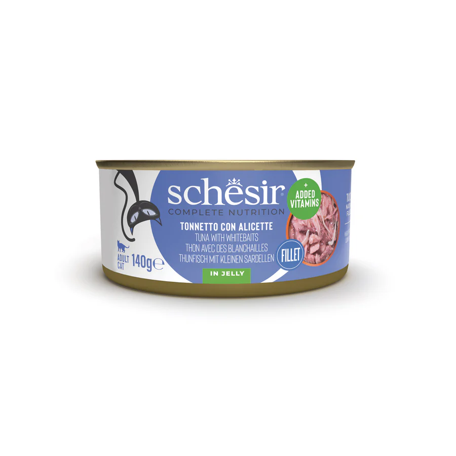 Schesir gatto tonnetto e alicette jelly lattina 140 gr