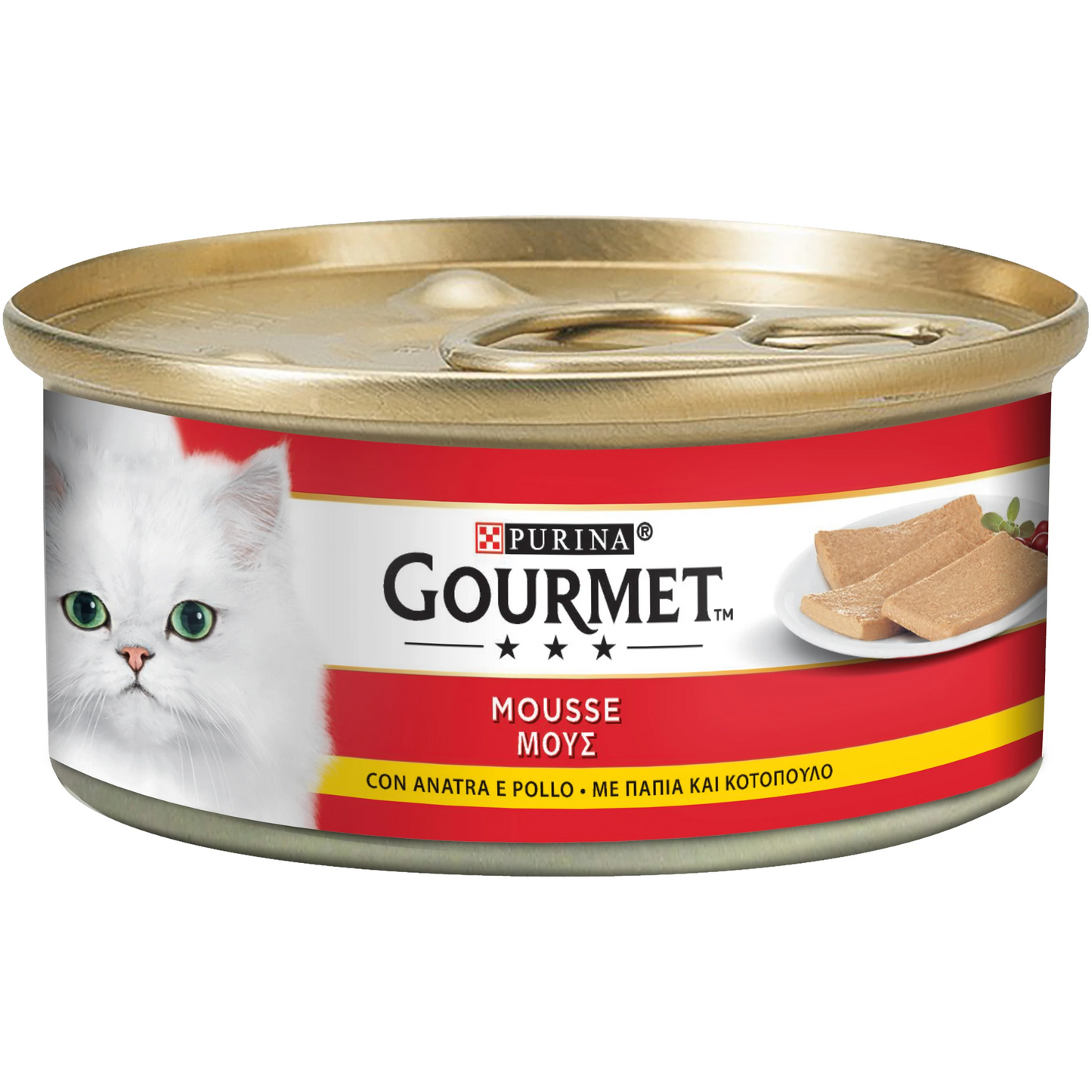 Gourmet mousse anatra e pollo 195 gr