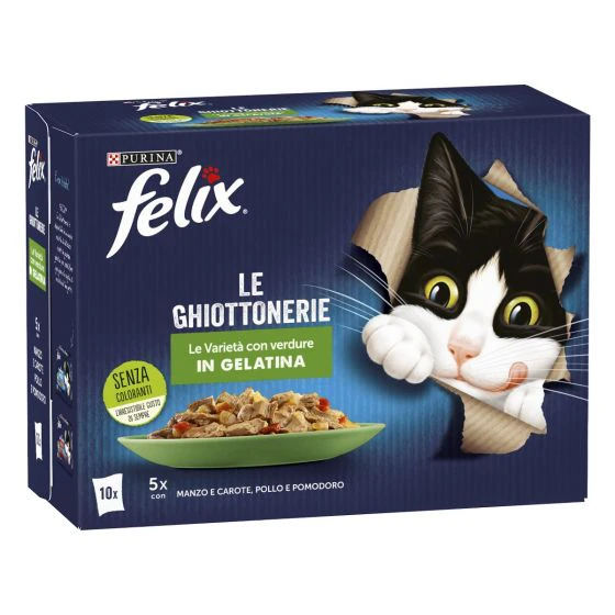 Felix ghiottonerie multipack 12 x 85 gr (verdure gel)