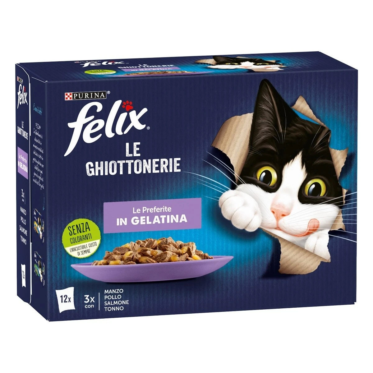 Felix ghiottonerie multipack 12 x 85 gr (ma- po- to- sa)
