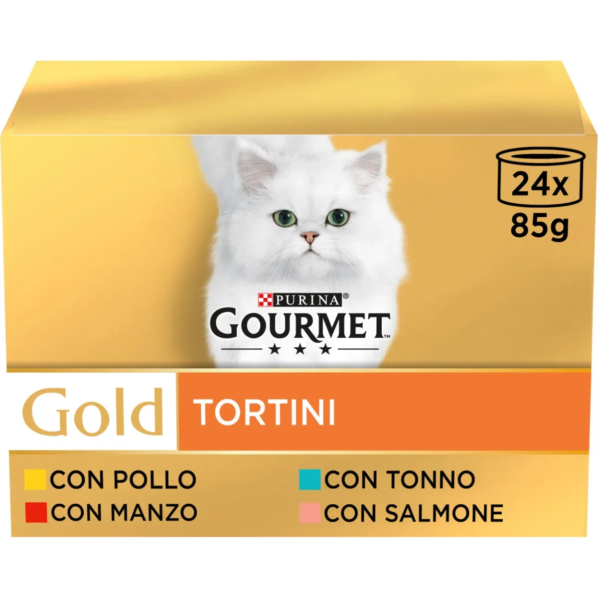 Gourmet gold tortini multipack 24 x 85 gr