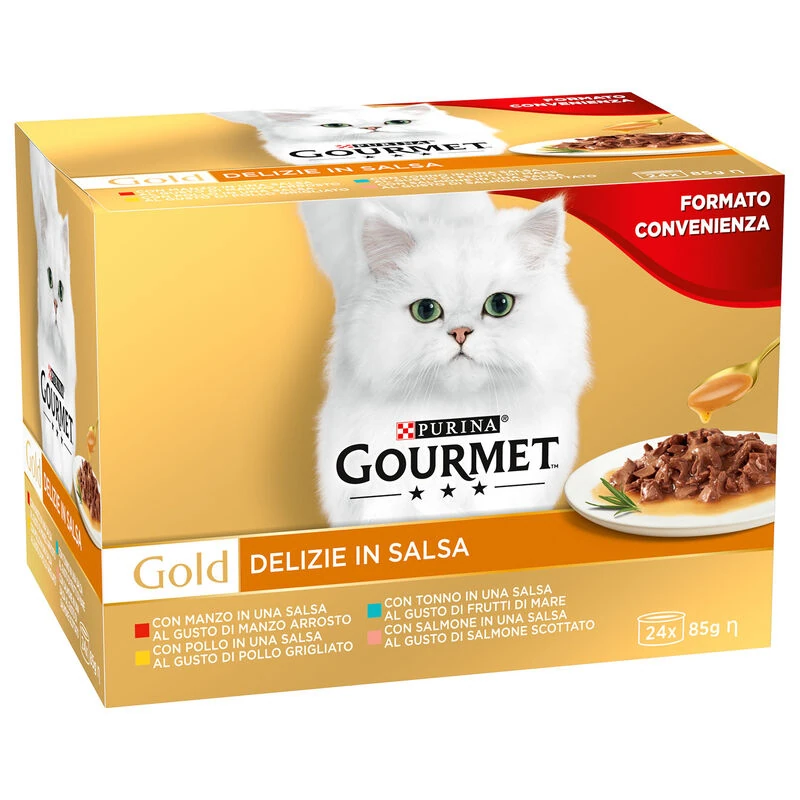 Gourmet gold delizie in salsa multipack 24 x 85 gr