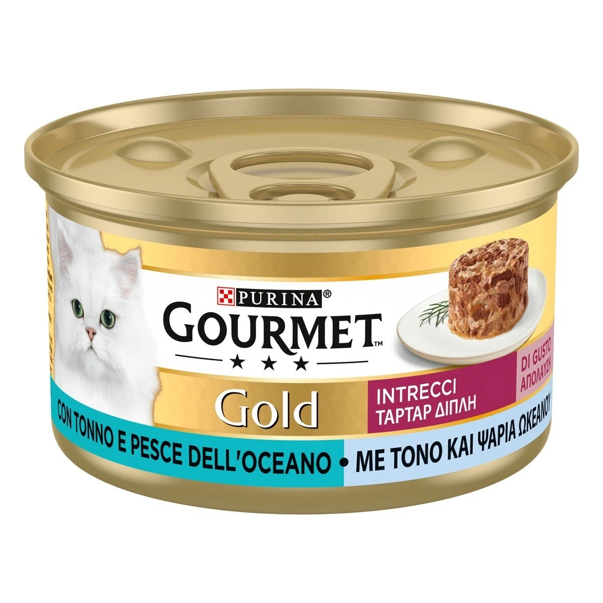 Gourmet gold intrecci tonno e pesce oceanico 85 gr