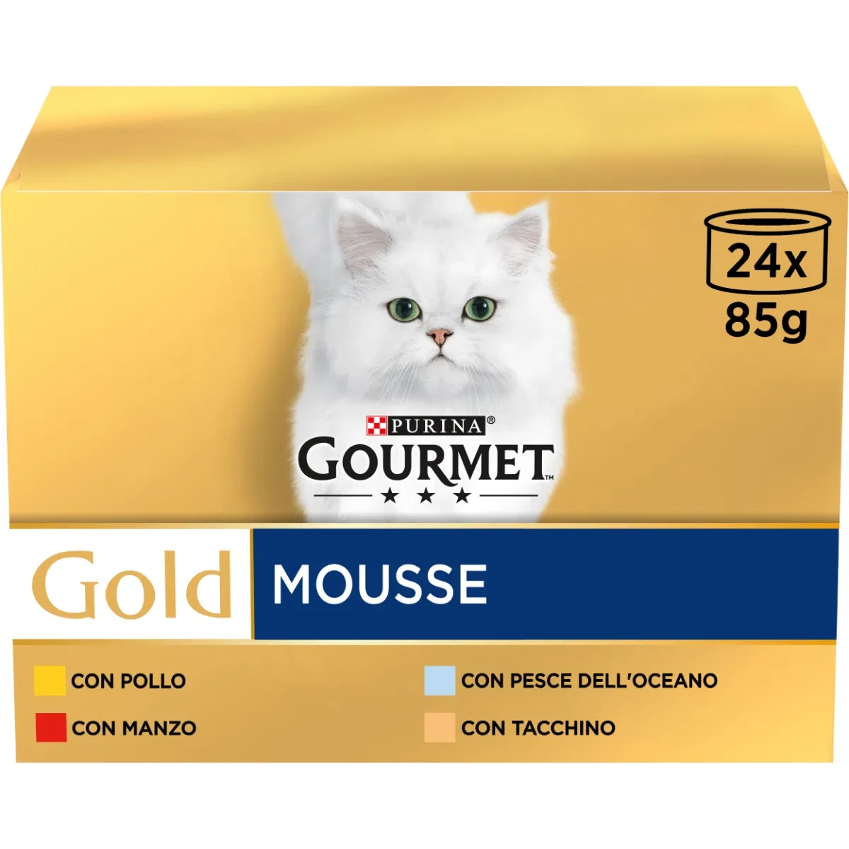 Gourmet gold mousse multipack 24 x 85 gr