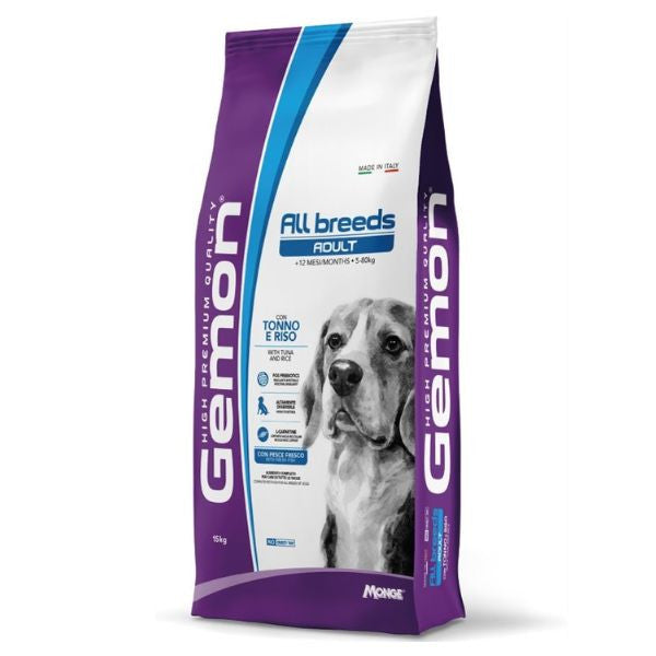 Gemon dog all breeds tonno e riso 15 kg
