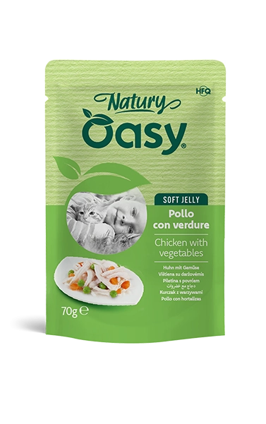 Oasy cat pollo e verdure bustina 70 gr