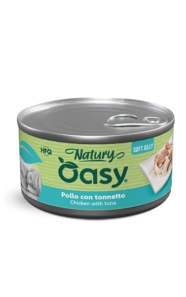 Oasy dog pollo e tonnetto lattina 150 gr