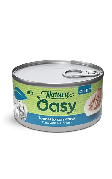 Oasy cat tonnetto e orata lattina 150 gr