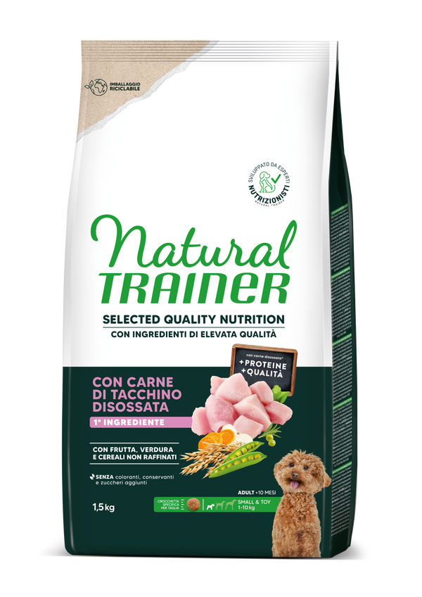 Selected Quality Nutrition Adult Mini con Tacchino Disossato - 1,5 Kg