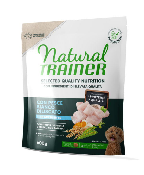 Selected Quality Nutrition Adult Mini con Pesce Bianco Disossato - 0,6 kg