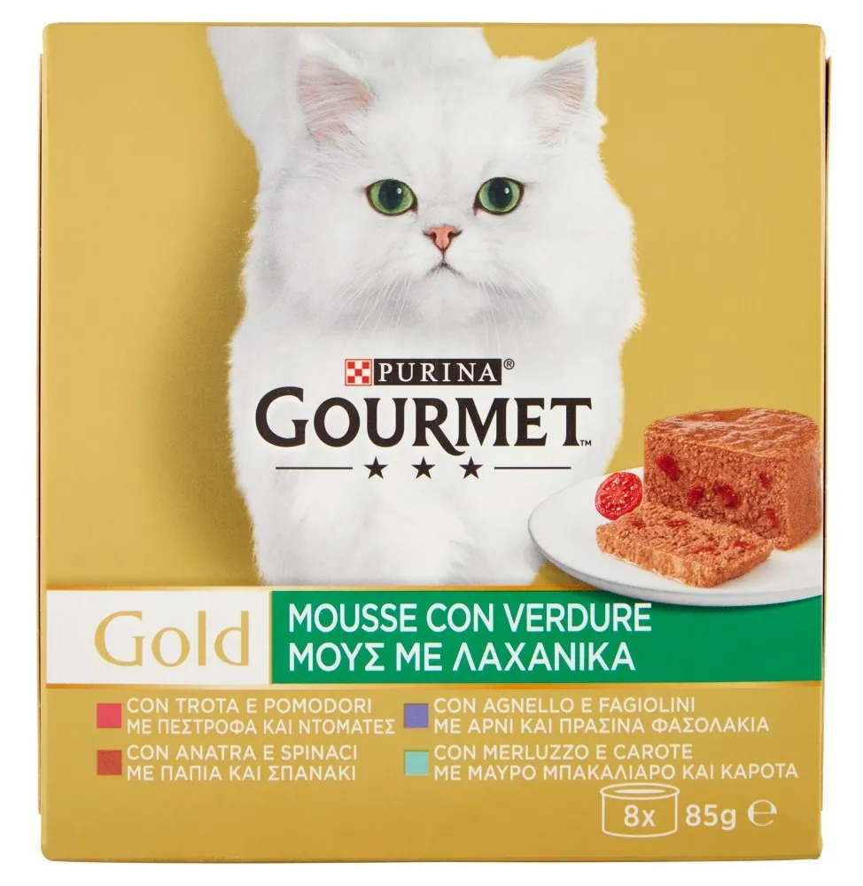 Gourmet gold mousse verdure multipack 8 x 85 gr