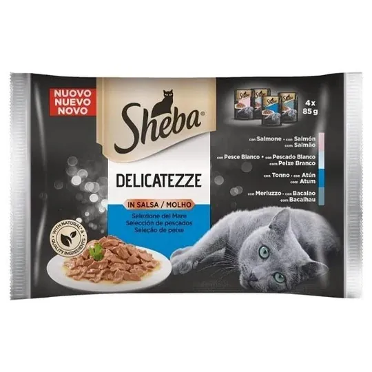 Sheba selezione con pesce 4 x 85 gr