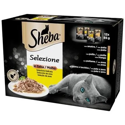 Sheba selezione in salsa delicata 12 x 85 gr