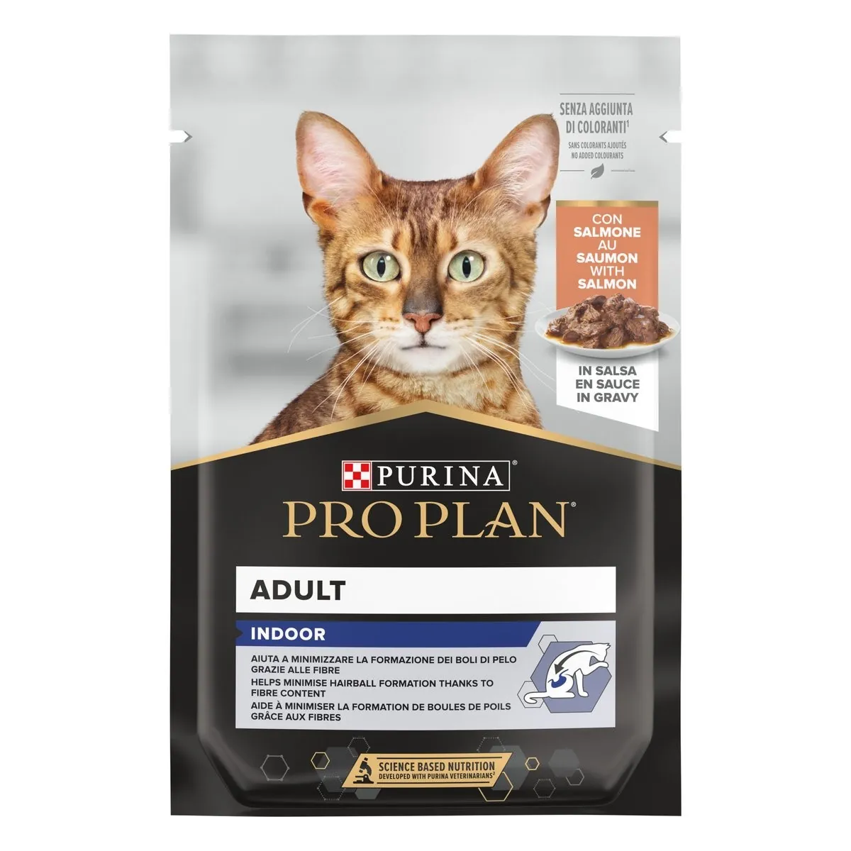 Pro plan cat indoor salmone bustina 85 gr