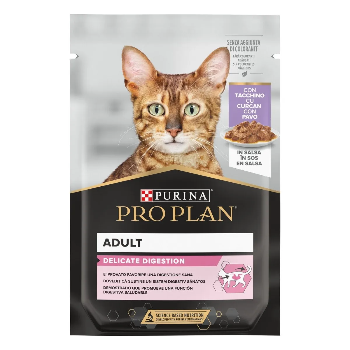 Pro plan cat delicata salsa tacchino bustina 85 gr