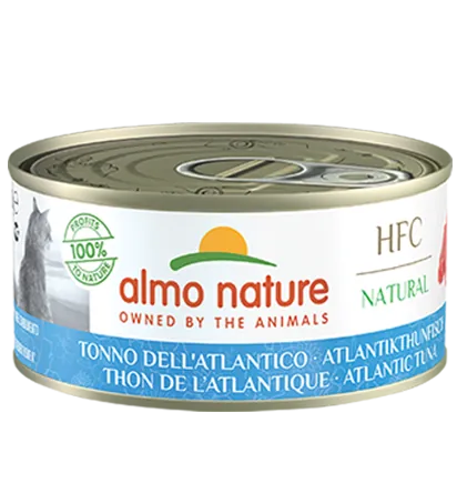 Hfc cat natural tonno atlantico lattina 150 gr