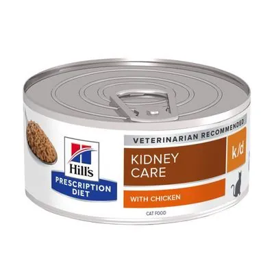 Hills gatto k/d pollo lattina 156 gr