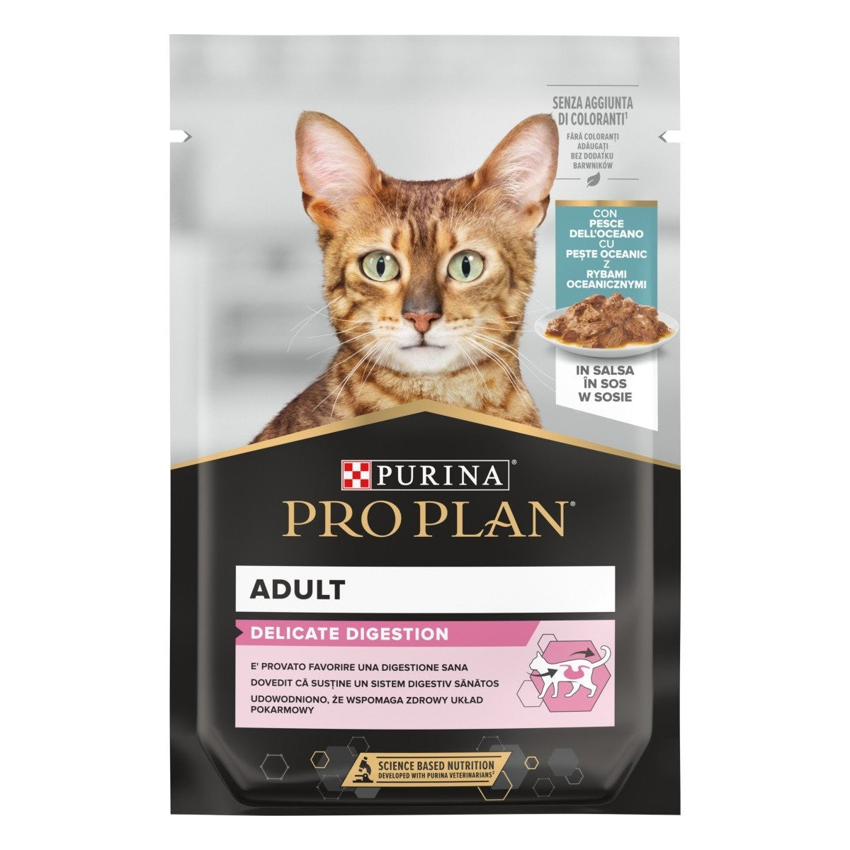 Pro plan cat delicato pesce oceanico bustina 85 gr