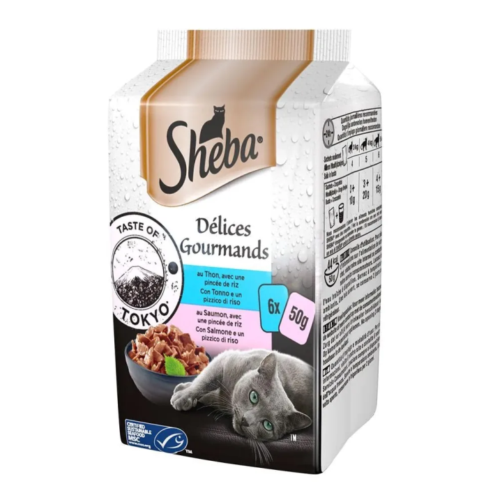 Sheba ddj taste of tokyo 6 bs x 50 gr