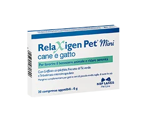 Relaxigen pet mini cane e gatto 20 cpr