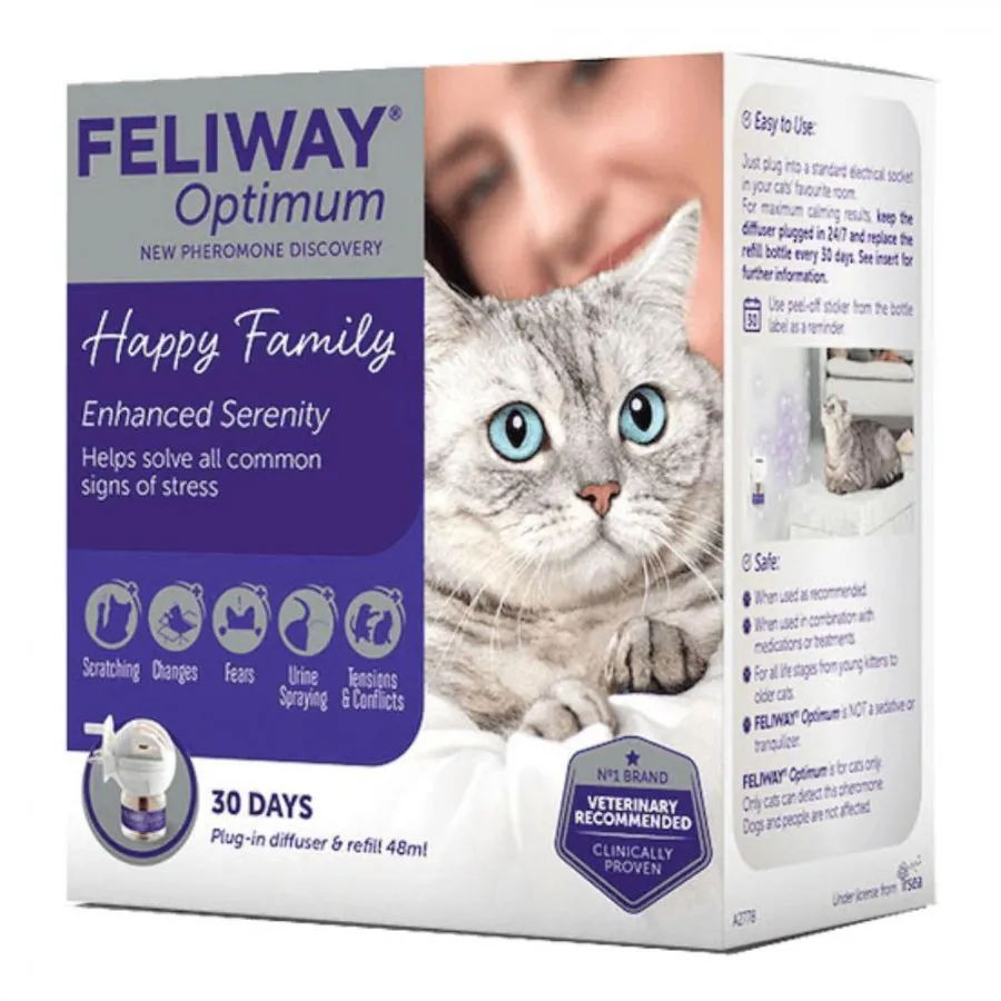 Feliway optimum diffusore + ricarica 48 ml