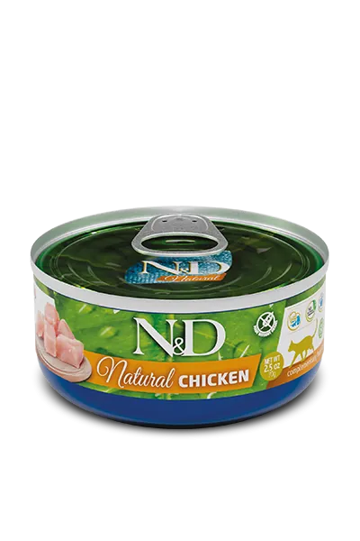 Nd cat natural pollo 70 gr