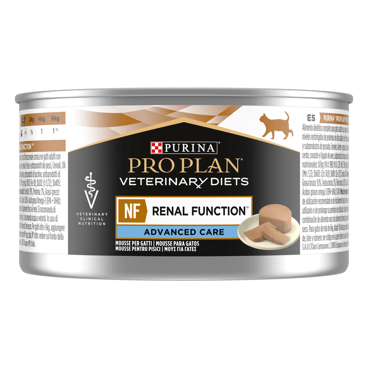 Pro plan cat diet nf renal mousse lattina 195 gr