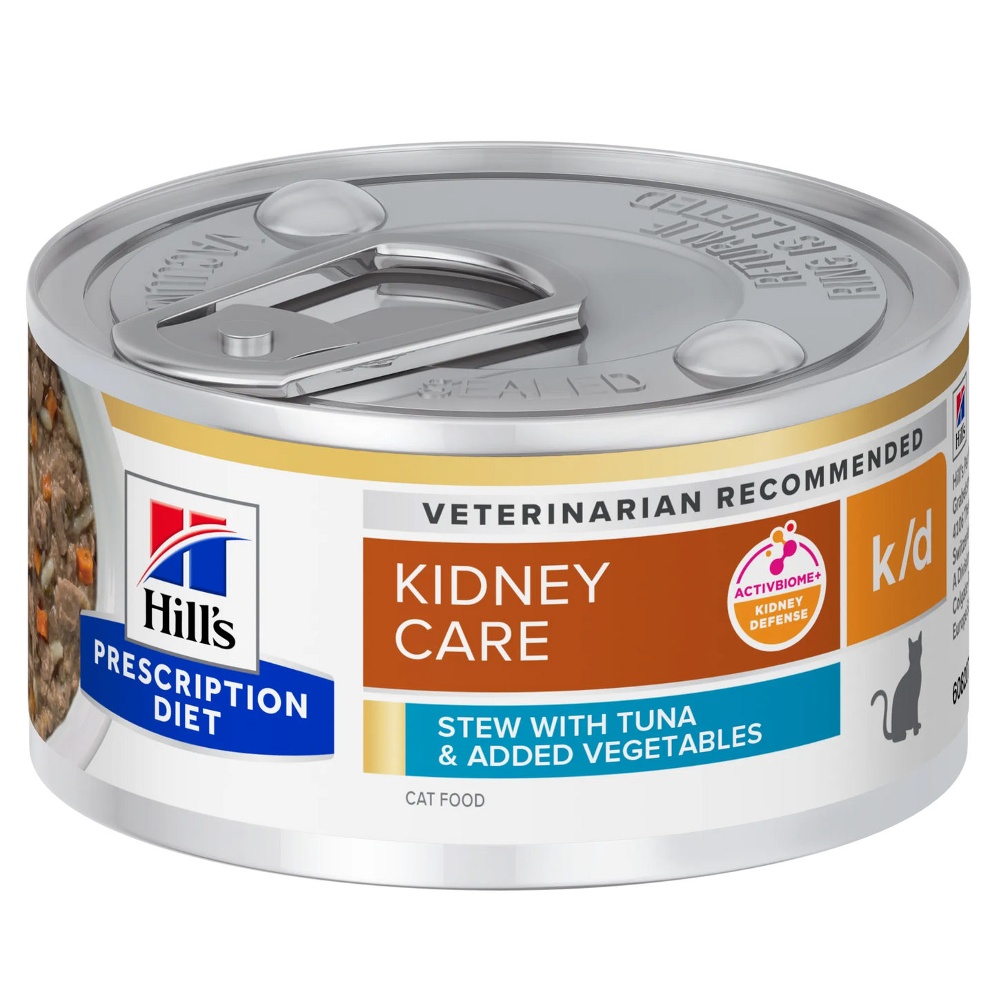 Hills gatto k/d tonno e verdure stew lattina 82 gr