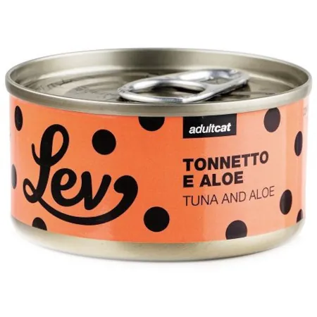 Lev gatto tonnetto e aloe lattina 70 gr